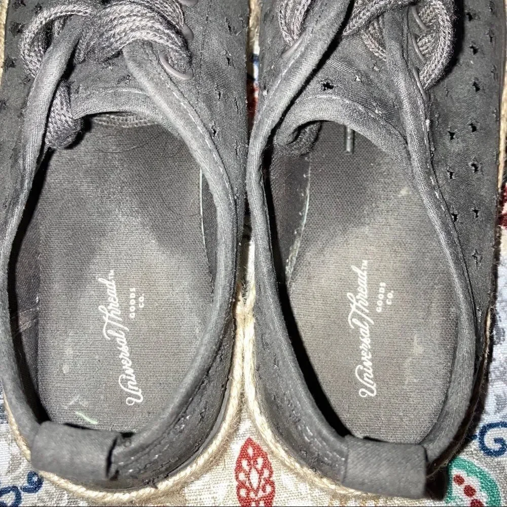 Universal Thread, Grey Jenna Star Espadrilles, Laser Cut Stars, Target Women’s 6